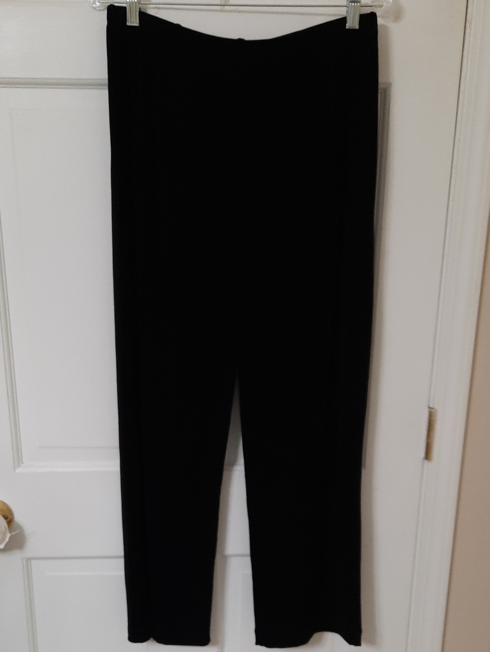 Chico's Black Straight-Leg Pull-On Pants
